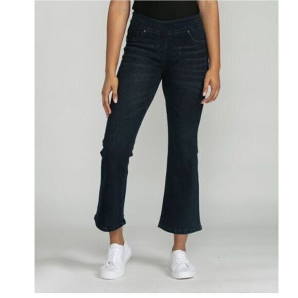 Blueberry Denim Women’s Rinse Wash Bootcut Jeans size L NEW # bag 80